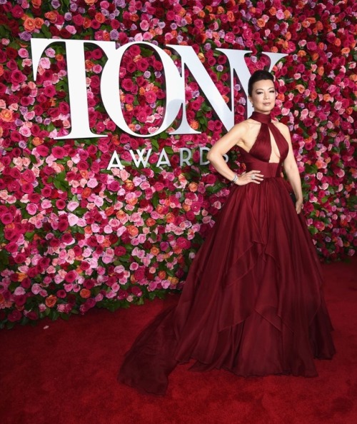 aos-biospec:Ming-Na Wen attends the 72nd Annual Tony Awards at Radio City Music Hall on June 10, 201