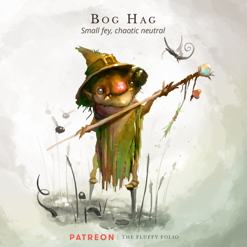 The Bog Hag – Small fey, chaotic neutralThe strange truth is that parents love bog hags. The mere th