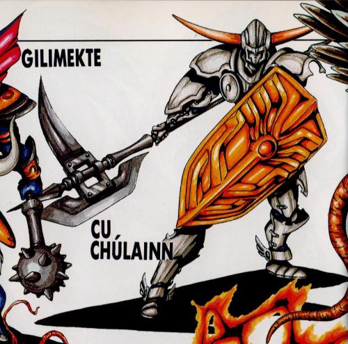 eirikrjs: The evolution of Cu, Chulainn by Kazuma Kaneko: Megami Tensei II (1990) Shin Megami Tensei