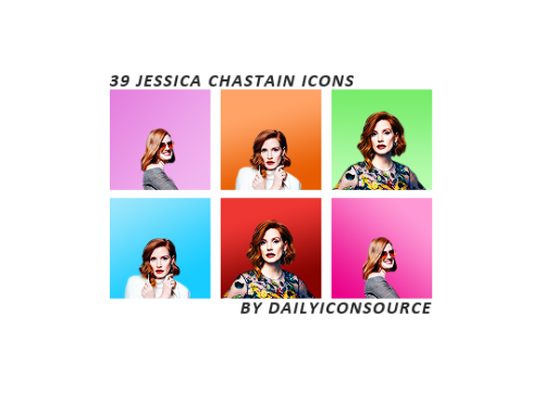 dailyiconsource: REQUESTED: JESSICA CHASTAIN ICONS Icons are 100x100 Please LIKE/REBLOG if usin