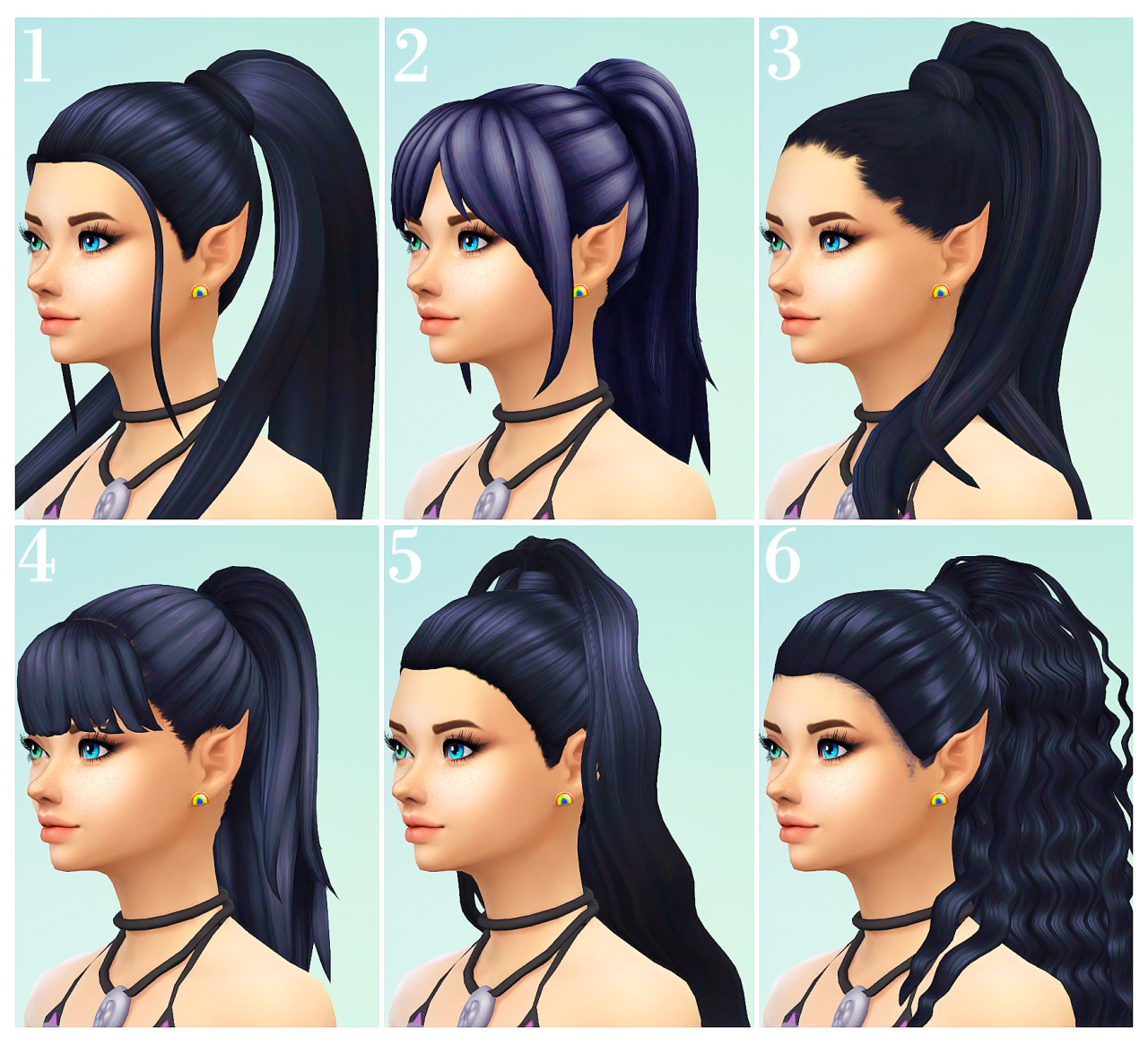 queue ponytail queue ponytail