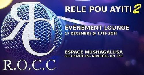 C'est ce soir! #RelePouHaiti à l'Espace Mushagalusa! Ambiance chaleureuse et performances live! Tous