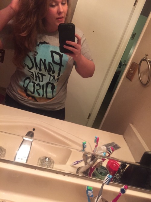 sierra-marie94: Digging my new PATD shirt :p