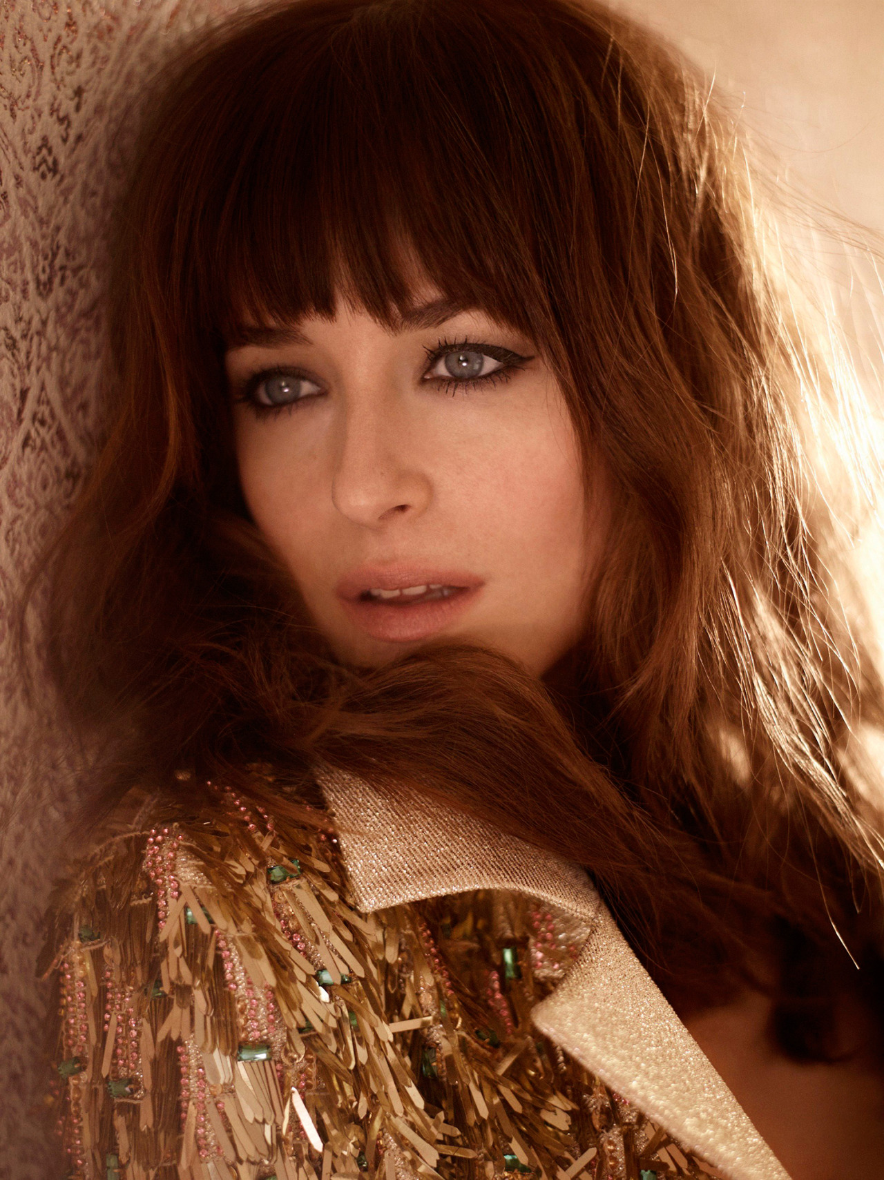 dakotajamie50:  Dakota Johnson For Elle Magazine (2014 March issue)