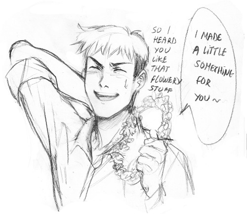 jeanlubipieguski: Now let me request Marco cosplayers to photograph themselves with oversized flower