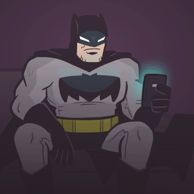 turknip:  Even The Dark Knight is on tinder.I feel slightly less ashamed of myself