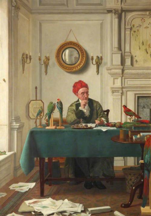 A Treatise on Parrots, 1885 by Henry Stacey Marks (English, 1829&ndash;1898)