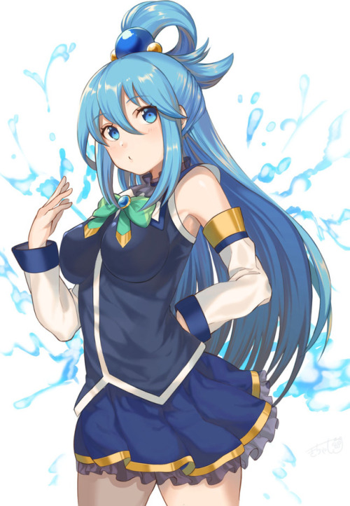 アクアさま（このすば）のエロ画像。滅茶苦茶にしたいこの笑顔　vol.2 | にじんちゅ -二次元エロ画像-
