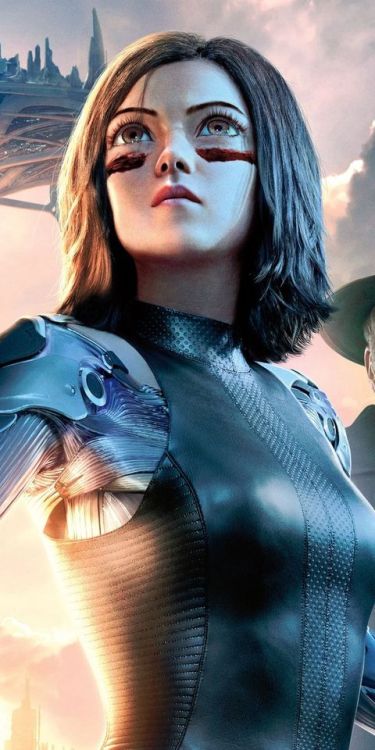 Alita: Battle Angel, Rosa Salazar, movie, actress, 1080x2160 wallpaper @wallpapersmug : bit.l