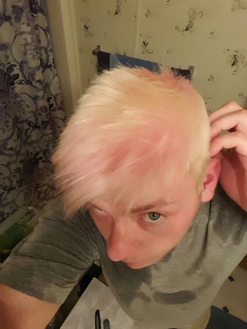 bonersniper:  bonersniper:  Bleached.  The P!nk refuses to die.    Kind of sad I didn’t keep this
