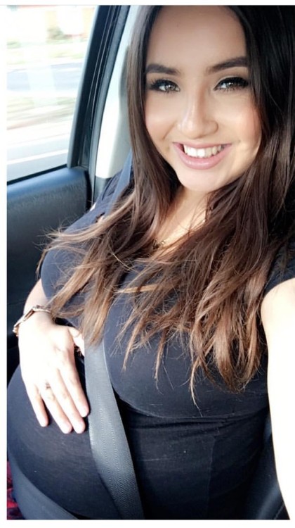 cuckiboy: redjulie21: Your cute little wife looks so adorable, 9 months pregnant.Any day now she wil