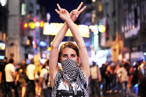 60 Stunning Photos Of Women Protesting Around The World [x]I raise up my voice—not so I can shout, b