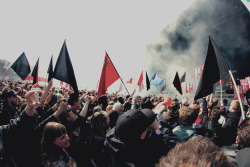 froesigphotography:  1st of May demonstration by Antifa and Libertarian Socialists. 