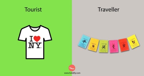 machine-dove:  skeletonmug:  machine-dove:  mymodernmet:  Minimalistic Cartoons Reveal Differences Between Tourists and Travelers  Wow.  This is some serious elitist (and ableist) bullshit right here  fuck that ablesit elitist bullshit. Like for real.