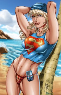 superheropornpics:  Supergirl shows off her