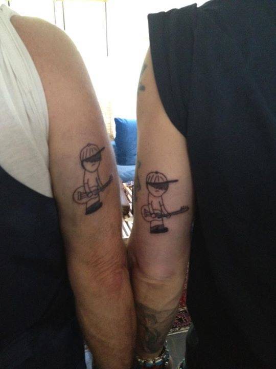 Jack Sparrow & Edward Scissorhands tattoo