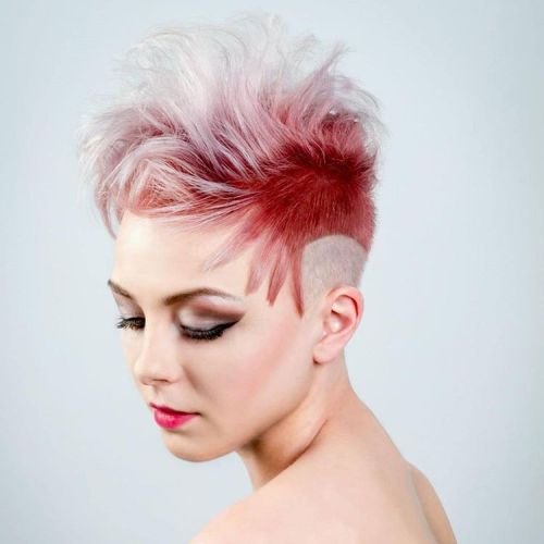 #pixiecut #pixie #shavednape #shorthair #shortcut #Pink #pinkhair #pinky #undercut #undershave #pelo