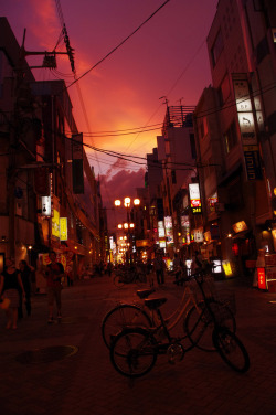 ethertune:  Osaka Sunset (by plattbridger)