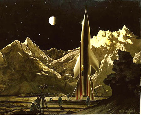 Chelsey Bonestell - “Conquest of Space” (1949)