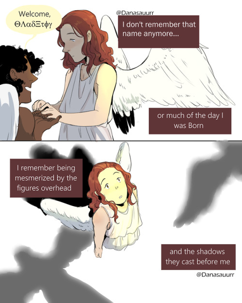 A little good omens comic that goes way back! it took me a long time to finish but i did it! There’s