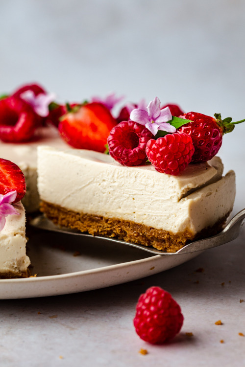 Perfect no-bake vegan cheesecakePerfect no-bake vegan cheesecake is easy to make (perfect for a begi