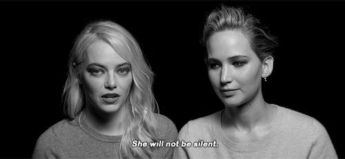 emilyjeanstone: Emma Stone and Jennifer Lawrence in W Magazine’s Hollywood’s Biggest Names Pledge “I