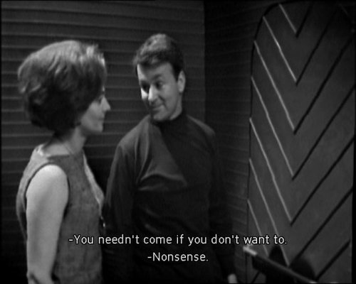 thechestertons:In The Daleks and The Sensorites Ian knows that he can’t really stop Barbara from doi