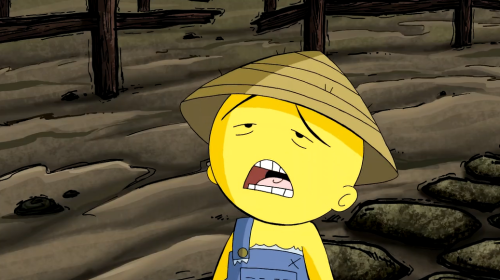 Chase Jolting Omi Awake And Catching Omi Before He Fell Forward From Exhaustion. It Was A Really Cute
