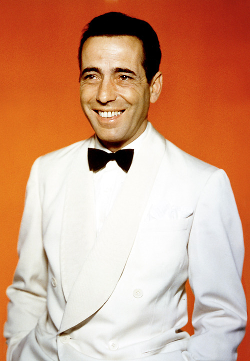 deforest: Humphrey Bogart photographed as Rick Blaine for Casablanca (1942)