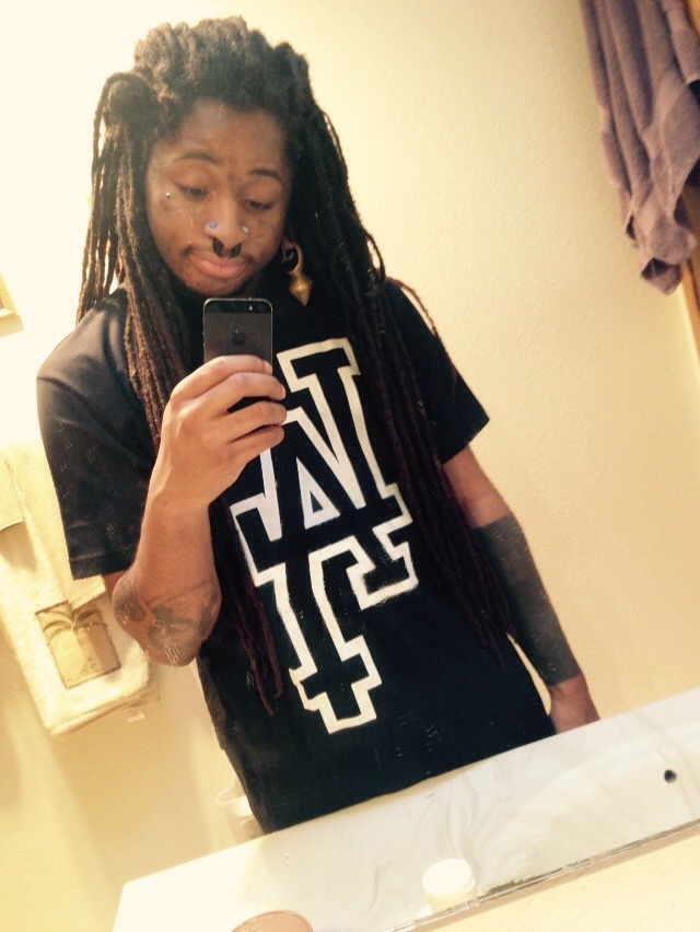 crimewave420:  Gothed up but im still smilin’ :~)