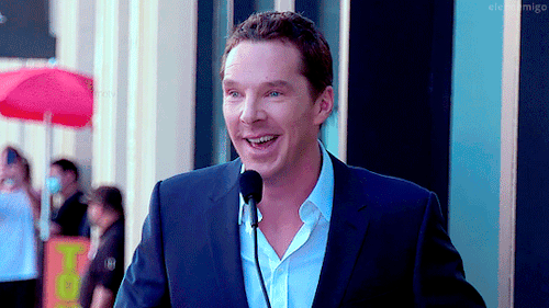 elennemigo: Happy Benedict Cumberbatch Day! Benedict at the Hollywood Star Walk of Fame Ceremony ⭐️
