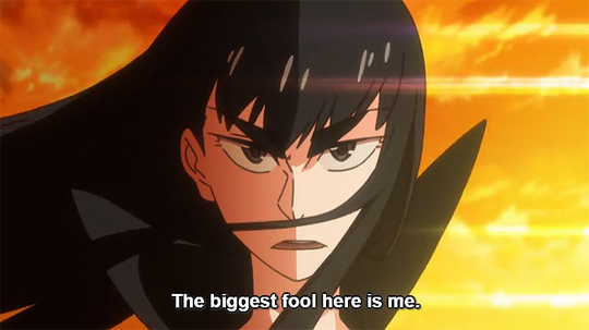 ☆ Goop ☆ — Satsuki: “To defeat Ragyo, I must treat all human...