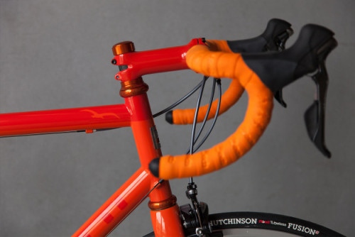 lacletaoficial: bikesandgirlsandmacsandstuff: (via Caletti Cycles Big Orange Road Race Special | C