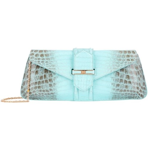 Analeena Crocodile Envelope Clutch ❤ liked on Polyvore (see more envelope clutch bags)