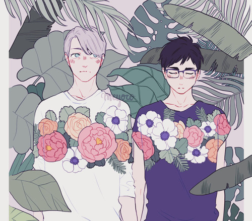 cousaten:  Indulgently drew these two with lots of plants.