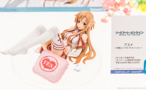 akiba-weekend:  Toy’sworks Asuna Niizumaha itsudemo YES Makura Ver