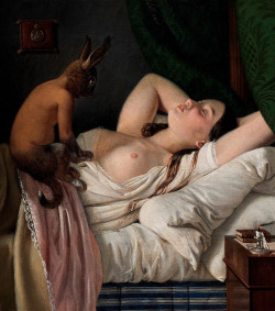 Aqua-Regia009:  Mareridt / Nightmare (Detail), 1846   - Ditlev Blunck  