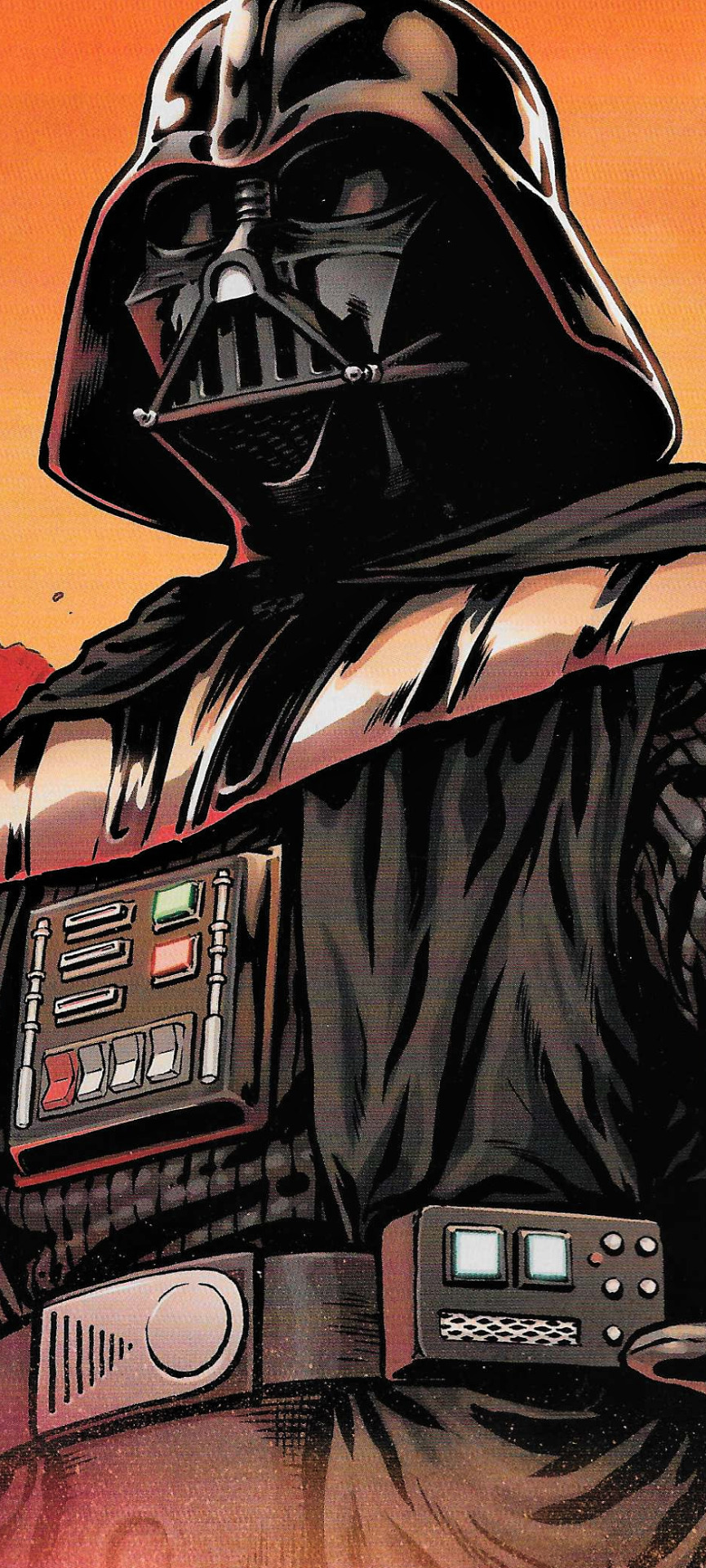 Daily Star Wars Comic Panel — Star Wars Comics Phone Wallpapers! 🖤Set #9:  Vader,...