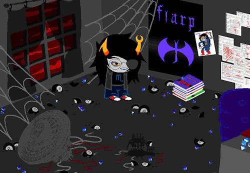 look at Nepeta&rsquo;s bloody ass hive cave she has dead shit everywhere  Vriska