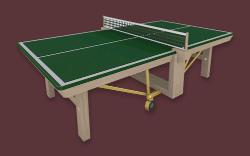 simplistic-sims4:RH Ping Pong TableA slightly more dressy version of the Ping Pong table featuring 1