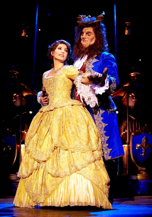 Four Different Designs For Beauty And The Beast (Disney Version):They All FeatureBelle In A Blue, Aproned