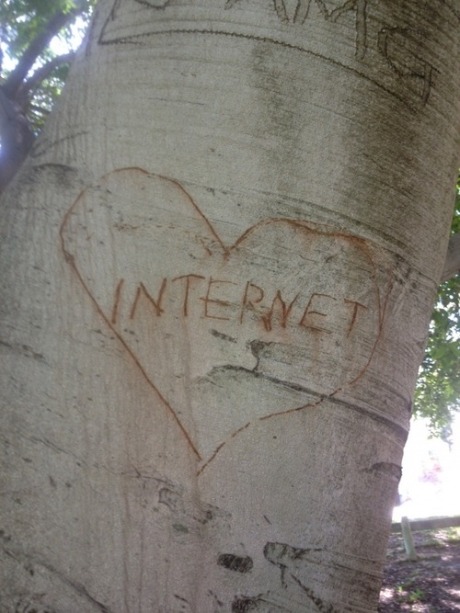 my-esl-student:I’d have fell in love with the Internet and I know it’s an unanswered love.  I carved