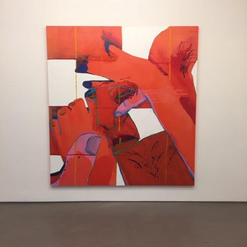 Too late to be free, 2017, Oil on canvas, 84x78 inches in Seether at Thierry Goldberg