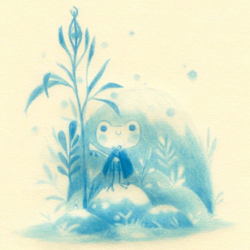 ✨Little adventurer frog✨ I don’t like summer very much, except for the songs of the frogs I can hear