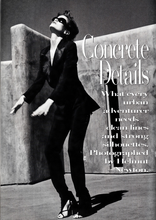 Concrete Details // Vogue U.S. April (1997)
