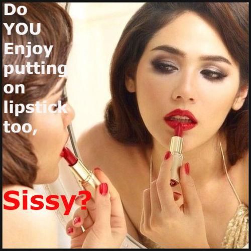 jenni-sissy: Boys should never wear lipstick; so why do you?  http://jenni-sissy.tumblr.com/archive 