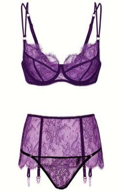 martysimone:  Fréolic London | Brigitte set in violet