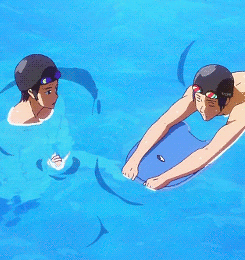 haiyse:  Haru being a sweetheart and helping Rei 