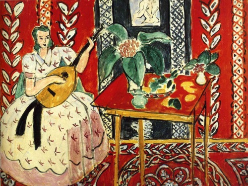 Henri Matisse - The Lute (1943) - Hi my dear followers! I have just recognised that it’s almost summ