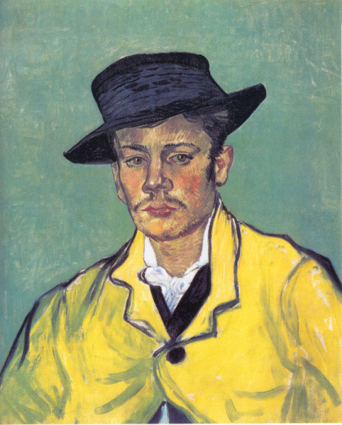 artist-vangogh: Portrait of Armand Roulin, 1888, Vincent van GoghSize: 65x54 cmMedium: oil on canvas